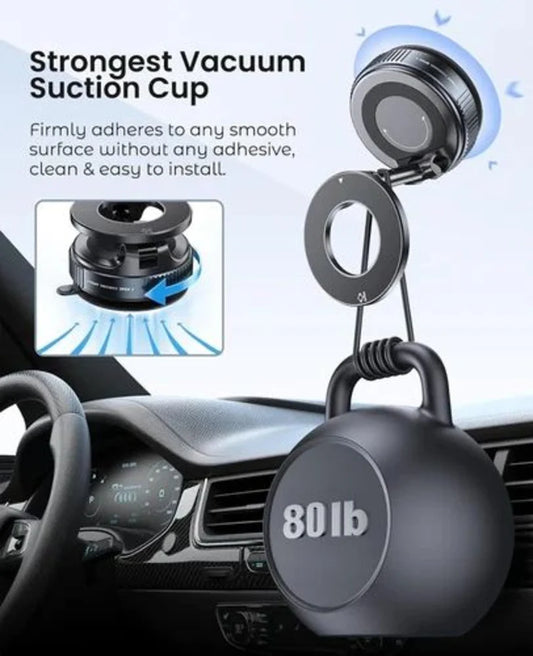 Aluminium And Plastic Magnetic car Phone Holder